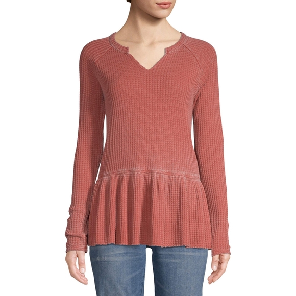 Time & Tru peolum top pullover sweater - Picture 7 of 8